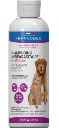 Francodex | Szampon przeciw pasożytom | Dla psa i kota