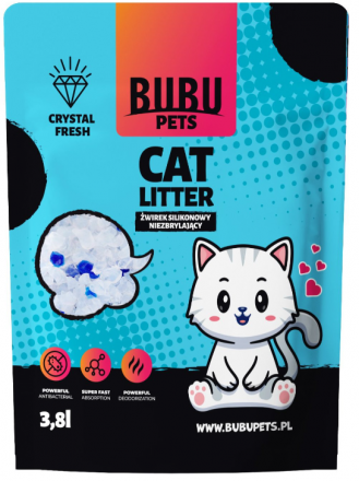 Bubu Pets | Żwirek silikonowy