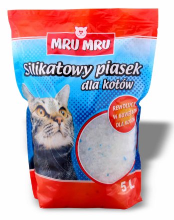 Mru Mru | Żwirek silikatowy | Piasek dla kotów