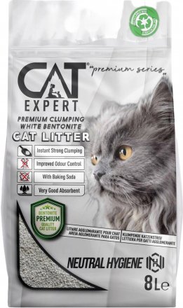 Cat Expert | Żwirek premium zbrylający dla kota | Opakowanie 8l