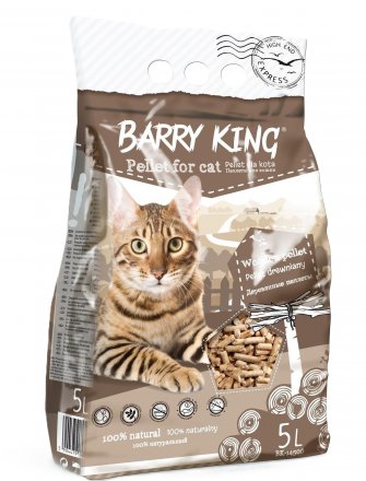 Barry King | Pellet drewniany dla kota