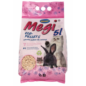 Megan | Megi Eco Pellets | Naturalne podłoże dla zwierząt 5L