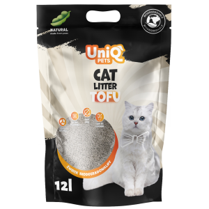 Uniq Pets | Żwirek TOFU dla kotów biodegradowalny | Opakowanie 12l - 5kg