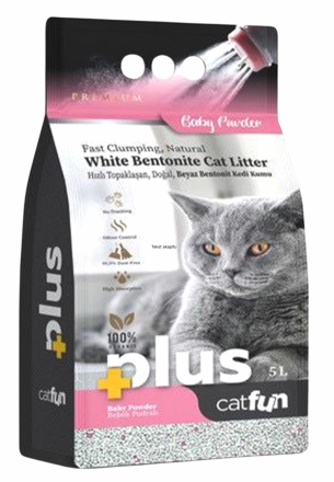Catfun Plus | Żwirek bentonitowy dla kota | Opakowanie 5L