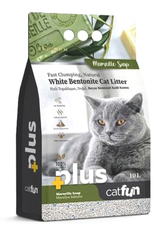 Catfun Plus | Żwirek bentonitowy dla kota | Opakowanie 10L