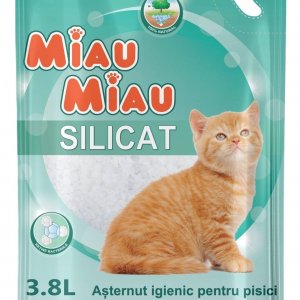 Miau Miau | Piasek krystaliczny dla kota | Opakowanie 3,8L
