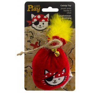 Catit play | Pirates Catnip Toy - worek złota | Zabawka z kocimiętką dla kota