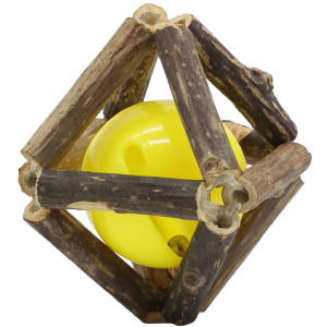 Uniq Pets | Zabawka dla kota | Matatabi geometric z kulką i dzwonkiem 5cm