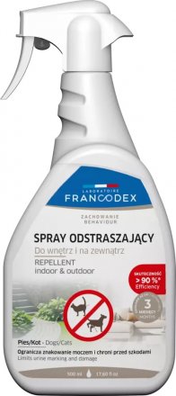 Francodex | Spray odstraszający psy, koty i kuny 500ml