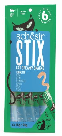 Schesir | Stix Cat creamy snack | Przysmak dla kota 6x15g