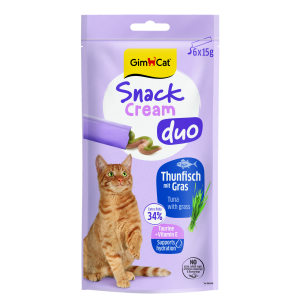 GimCat | Snack Cream Duo | Sosik dla kota 6x15g