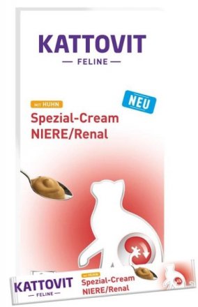 Kattovit | Niere / Renal Pasta Cream | Przysmak dla kota 6x15g
