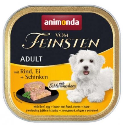 Animonda Dog | Vom Feinsten Adult - dla smakoszy | Karma mokra dla dorosłego psa - tacka 150g
