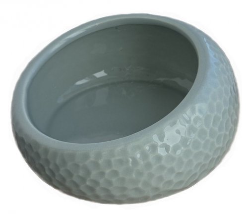 Yarro | Miska ceramiczna profilowana | Kolor szałwiowy 14x7cm