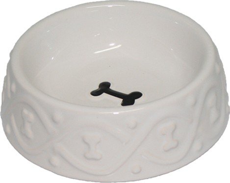 Yarro | Miska ceramiczna dla psa Classic biała 16x5cm