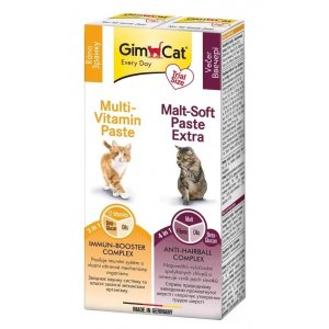GimCat | Malt Soft Extra  +  Multi Vitamin | Pasty dla kota 2x20g
