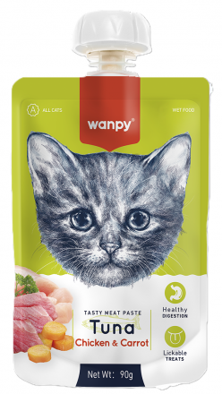 Wanpy Cat | Pasta smakowa | Kremowy pasztecik dla kota 90g