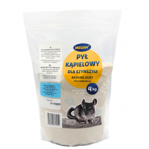 Megan | Pył kąpielowy dla szynszyli | Opakowanie 4kg