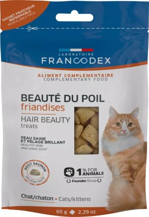 Francodex | Przysmaki dla kota - piękna sierść 65g
