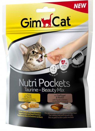 GimCat | Nutri Pockets | Taurine-Beauty Mix 150g