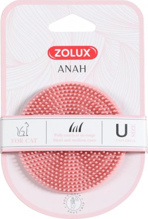 Zolux | Anah | Szczotka okrągła gumowa do czesania