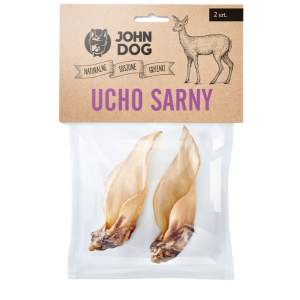 John Dog | Gryzak dla psa | Ucho sarny 2 szt.