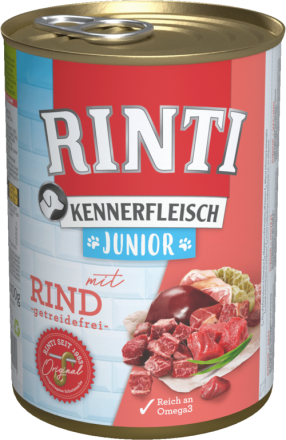 Rinti | Kennerfleisch Junior | Puszka 400g