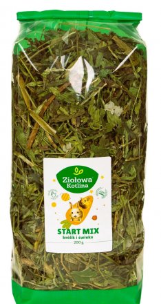 Ziołowa Kotlina | Mieszanka Start-Mix Królik/Świnka | Opakowanie 200g