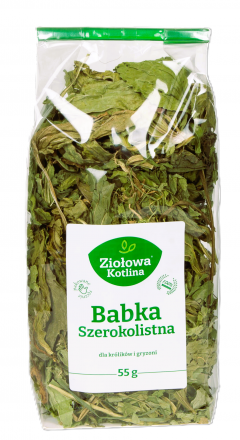 Ziołowa Kotlina | Przysmak dla gryzoni i królików | Babka Szerokolistna 55g