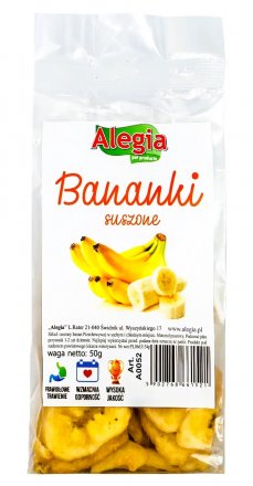 Alegia | Przysmaki | Banany suszone 60g