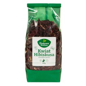 Ziołowa Kotlina | Przysmak dla gryzoni i królików | Hibiskus Kwiat 100g