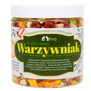 Tivo | Warzywniak liofilizowany | Przysmak dla gryzoni 50g