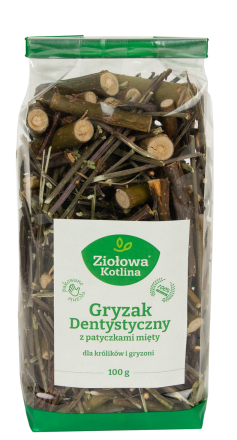 Ziołowa Kotlina | Gryzak dentystyczny z patyczkami mięty