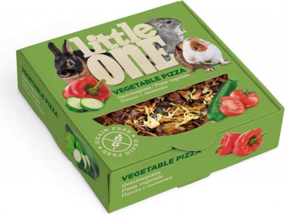 Litte One | Pizza warzywna | Przekąska dla gryzoni 55g