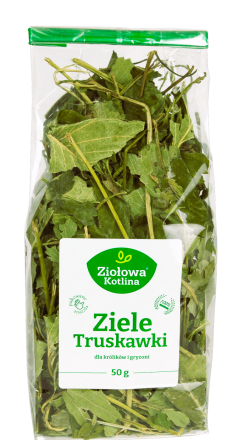 Ziołowa Kotlina | Przysmak dla gryzoni i królików | Truskawka Ziele 50g