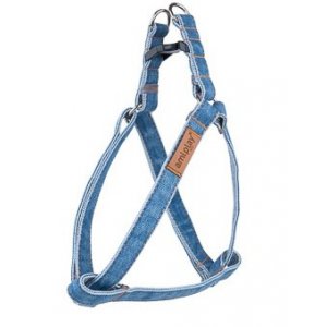 AmiPlay | Denim | Szelki dla psa regulowane - niebieskie
