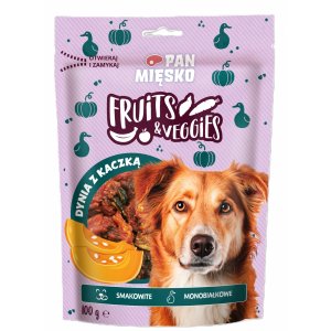 Pan Mięsko | Fruits & Veggies | Przysmaki dla psa 100g