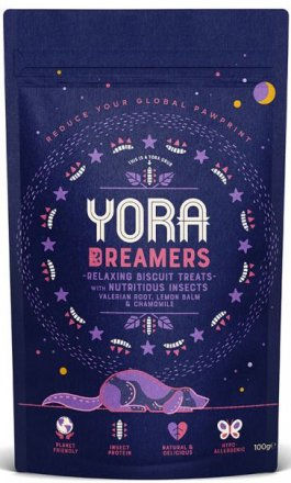 Yora | Dreamers | Relaksujące przysmaki dla psa z insektami - Opakowanie 100g
