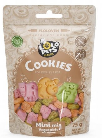 Lolo Pets | Cookies - Ciastka dla psa mini mix zwierzątka