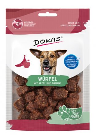 BUBA Pet | Dokas | Kostki jabłka z bananem 105g dla psa