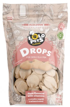 Lolo Pets | Dropsy z witaminami dla psa 75g