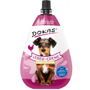 Dokas | Liber Creme - przysmak dla psa | Pasta z wątróbką i kurczakiem 85g