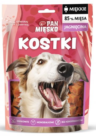 Pan Mięsko | Miękkie przysmaki dla psa | Opakowanie 100g