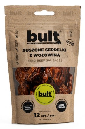 Bult | Suszone serdelki | Przysmak dla psa 12szt/opak.