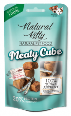 Natural Kitty | Meaty Cube - smaczki dla psa i kota