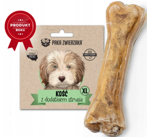 Paka Zwierzaka | Kość z dodatkiem strusia