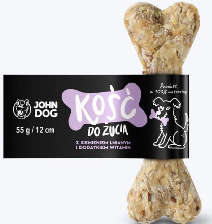 John Dog | Gryzak dla psa | Kość do żucia 12cm 1 szt.