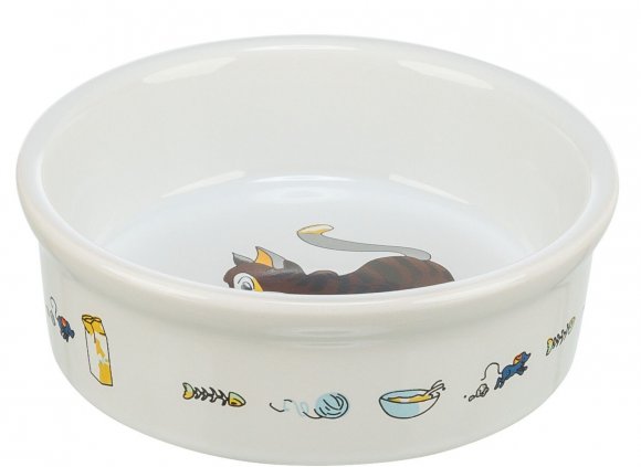 Trixie | Miska ceramiczna dla kota z motywem 200ml