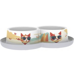 Yarro | Miska trendy podwójna 2x350ml - Indy & Louise