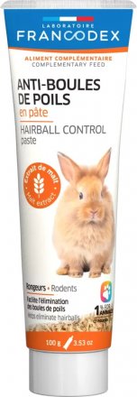 Francodex | Pasta odkłaczająca ze słodem dla gryzoni i królików 100g